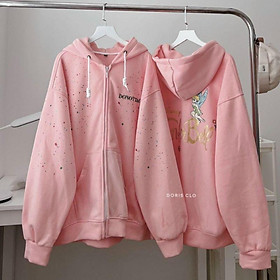 Áo hoodie dây kéo nón to form rộng unisex nam nữ ,nỉ bông cao cấp in chữ ,hình phản quang,sơn loang màu mẫu mới cực đẹp