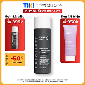 Dung dịch tẩy tế bào chết Paula’s Choice Skin Perfecting 2% BHA Liquid Exfoliant 118 ml-2010