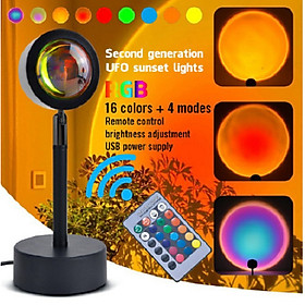Mua Đèn trang trí  đèn led hoàng hôn  đèn cầu vồng  đèn chụp ảnh  quay video đổi 16 Màu tự động + Remote cao cấp