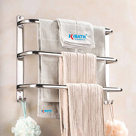 Giá Treo Khăn Nhà Tắm Kibath 3 Tầng Inox SUS 304 KB-928