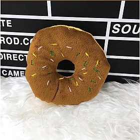 Đồ chơi gặm hình bánh donut phát ra tiếng cho chó mèo, cho thú cưng vui chơi siêu dễ thương