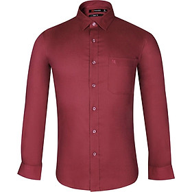 Áo Sơ Mi Nam Tay Dài Form Slim Khatoco A1MD468S1-CNMK019-2011-D - Size L
