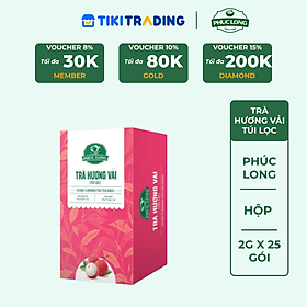 Trà Vải túi lọc 2g x 25 gói Phúc Long