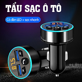 Tẩu sạc ô tô bluetooth có MP3 , FM - D1620