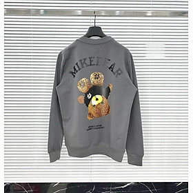 áo swear gấu sau lưng mike bear ảnh thật, áo hoodie nữ, áo thun tay dài form rộng ,áo sweater nam nữ đều mặc được, áo chui đầu, áo khoác nữ chống nắng chống lạnh tốt