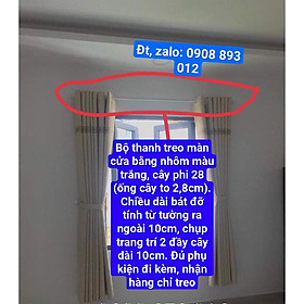 Mua Bộ Thanh Treo Màn Cửa Dài 2 2m Đủ Phụ Kiện Đi Kèm