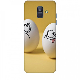 Ốp lưng dành cho điện thoại  SAMSUNG GALAXY A6 2018 Đôi Bạn Trứng Cute