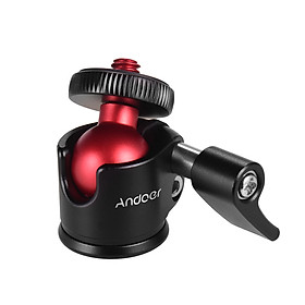 Andoer Mini Tripod Ball Head 360 Degree Swivel for DSLR CameraBlack
