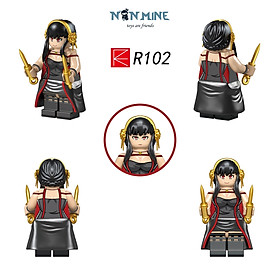 Minifigures Spy Family Gia Đình Điệp Viên Lắp Ráp Nhân Vật Manga Anime RZL0002