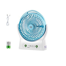 Mua QUẠT ĐỂ BÀN DP- 7605- PIN SẠC CÓ ĐÈN -CỰC MÁT - MÀU NGẪU NHIÊN