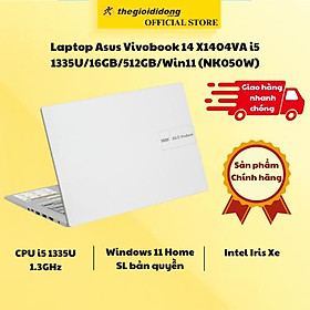 Mua Laptop Asus Vivobook 14 X1404VA i5 1335U/16GB/512GB/Win11 (NK050W) - Hàng Chính Hãng