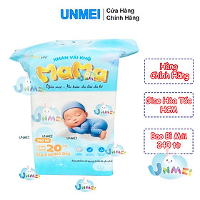 Khăn vải khô đa năng Mama 240 tờ