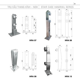 Mua Trụ lan can kính Sus 304