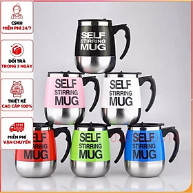 Mua Cốc Tự Khuấy Self Stirring Mug  Dùng Pha Đồ Uống Tự Động Inox Giữ Nhiệt Đa Năng - Pha Cafe  Trà - NGẨU NHIÊN