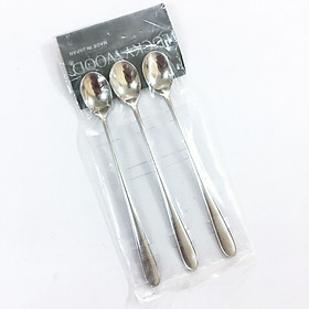 Mua Bộ 3 chiếc thìa muỗng ăn của Nhật Bản 3MS 18.5cm inox sáng bóng tự nhiên