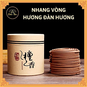 1 hộp 48 khoanh Nhang trầm vòng hương thảo mộc thơm đặc biệt - tặng cắm hương