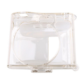 Cute Crystal Clear Hard Camera Case Cover with Strap for Fujifilm Instax Mini 90