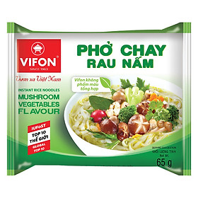 Thùng 30 Gói Phở Chay Rau Nấm Vifon (65g / Gói)