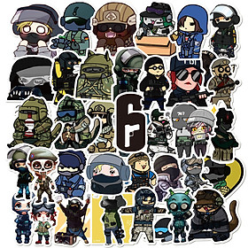 Sticker 50 miếng hình dán CS-GO setB