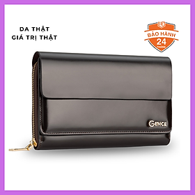 Ví Da Cầm Tay Clutch Nam Thời Thượng GENCE HT03 Da Bò Cao Cấp Màu