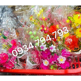 Hoa pha lê trang trí cao 25-30cm mẫu ngẫu nhiên