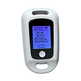 Máy đo nồng độ cồn thở di động Màn hình LCD Máy phân tích nồng độ cồn chuyên nghiệp Máy đo nồng độ cồn cá nhân