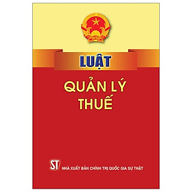 Hình ảnh sách Luật Quản Lý Thuế (2019)