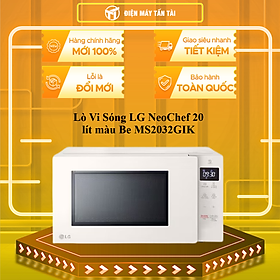 Lò Vi Sóng LG NeoChef 20l màu Be MS2032GIK, Công suất 700W - Hàng chính hãng