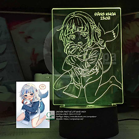 Mua Đèn Ngủ Virtual YouTuber Gawr Gura Type 06 AVYT0506 16 MÀU TÙY CHỈNH