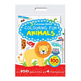 Sách tô màu 3 Awesome Books: Colouring Fun Animals
