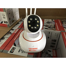 Camera Wifi Trong Nhà Yoosee 3.0 Full HD, 3 Râu, Xoay 360 độ , Đàm Thoại 2 Chiều, Cảm Biến Báo Động – Hàng nhập khẩu