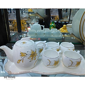 Bộ Ấm Chén Uống Trà, Nhiều Mẫu Mã Họa Tiết Đa Dạng