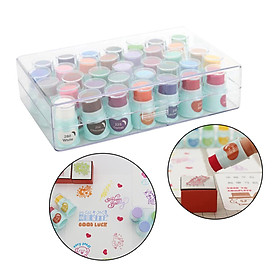 35Pcs Craft Ink Pads for Rubber Stamp on Paper Wood Fabric Stamping Painting