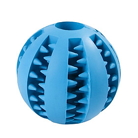 Đồ chơi cho chó thiết kế hình quả bóng bằng cao su không độc hại với Kẹp răng cưa giúp làm