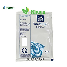 1 gói Phân bón lá Hợp Trí Bortrac 10ml Đậu Trái - Chống rụng hoa và trái non