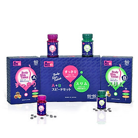 Viên uống Hỗ trợ giảm cân Magic Box AB Speedset Nhật Bản  Hộp 2 lọ x 60