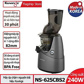 Mua Máy Ép Trái Cây Tốc Độ Chậm Kuvings NS-625CBS2 (400ml) - Xám - Hàng Chính Hãng