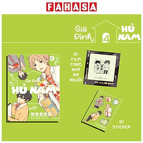 Gia Đình Hủ Nam - Tập 4 - Tặng Kèm Bìa Áo + Sticker + Film Card Nhà Ba Người