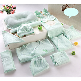 Set đồ sơ sinh cotton 18 chi tiết mùa xuân hè thu cho bé trai và bé gái 3