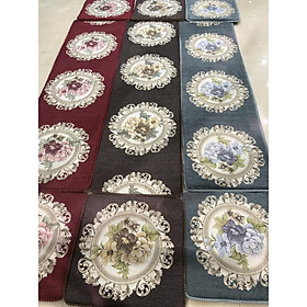 Mua ( Hàng chuẩn)Thảm trải ghế tây âu  đệm ghế  ghế trải trên ghế gỗ