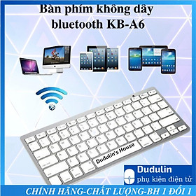 Bàn phím máy tính không dây BLUETOOTH siêu bền tương thích Apple, Samsung