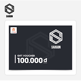 Giftpop - Phiếu quà tặng Sargon Bistro 100K