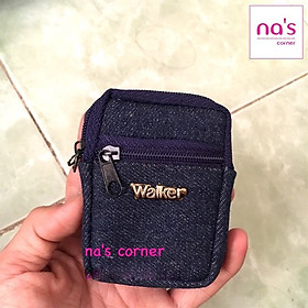 Móc khoá balo mini vải jean jeans đẹp