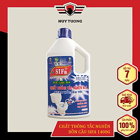 Chất thông tắc bồn cầu toilet chống hôi siêu tốc 1200g Sifa