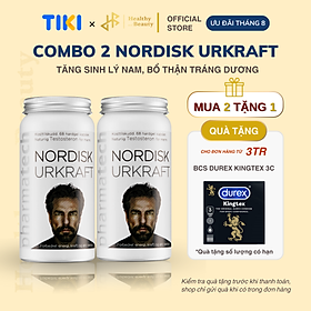 Combo viên uống hỗ trợ sinh lý nam Pharmatech Nordisk Urkraft lọ 68 viên