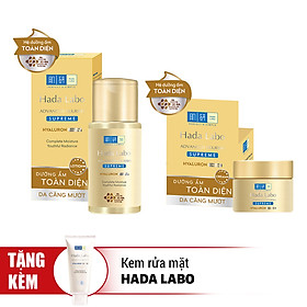 Bộ Dưỡng Ẩm Toàn Diện Hada Labo Advanced Nourish Supreme RMV-HDLB-AN-S-Pack1 - Tặng Kem Rửa Mặt Hada Labo