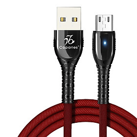 Mua Cáp Sạc CAPARIES V3 22.5W Quick Charge 3.0  đầu vỏ hợp kim kẽm  Dài 1.2 Mét - Dây dù 6 Lớp  Đúc Nguyên Khối  cáp sạc nhanh  siêu bền chống rối chống đứt  nâng cấp chip đôi  tương thích các dòng - CHÍNH HẢNG CAPARIES