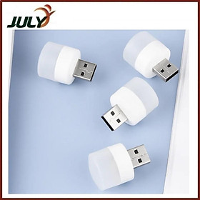 Combo 5 Đèn ngủ mini hình tròn bóng LED - Cổng USB