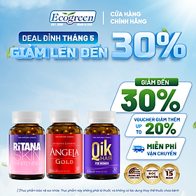 Combo Sức Khỏe Toàn Diện Nữ Ecogreen Hỗ Trợ Sinh Lý, Đẹp Da Và Tóc Chắc Khỏe (Dùng 1 Tháng)