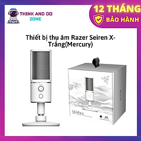 Thiết bị thu âm Razer Seiren X-Trắng(Mercury)_RZ19-02290400-R3M1- HÀNG CHÍNH HÃNG